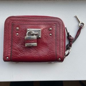Chloé Vermillon Red Paddington Wallet